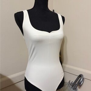 FP Movement by Free People Cream Bodysuit